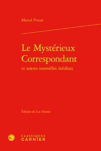 LE MYSTERIEUX CORRESPONDANT