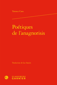 Poétiques de l'anagnorisis