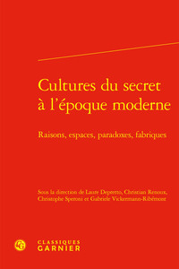 Cultures du secret à l'époque moderne