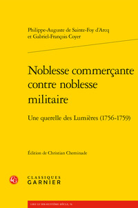 Noblesse commerçante contre noblesse militaire