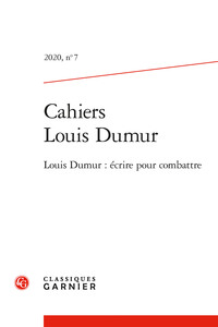 Cahiers Louis Dumur