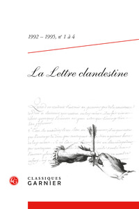 La Lettre clandestine