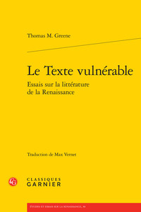 Le Texte vulnérable