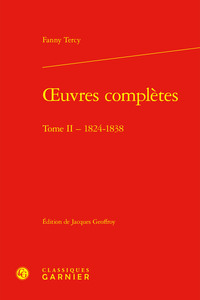oeuvres complètes