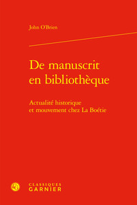 De manuscrit en bibliothèque