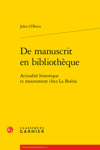 De manuscrit en bibliothèque