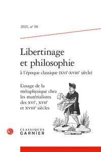 LIBERTINAGE ET PHILOSOPHIE A L'EPOQUE CLASSIQUE (XVIE-XVIIIE SIECLE) - 2021, N  18 - L'USAGE DE LA M