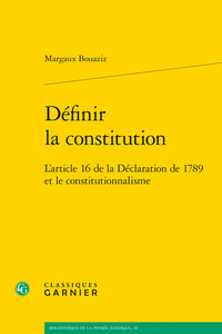 Définir la constitution