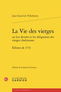 LA VIE DES VIERGES - EDITION DE 1714