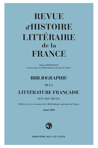 Bibliographie de la littérature française