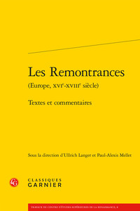 LES REMONTRANCES - TEXTES ET COMMENTAIRES