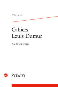 Cahiers Louis Dumur