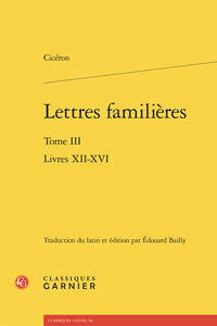 Lettres familières