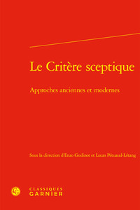 Le Critère sceptique