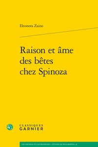 RAISON ET AME DES BETES CHEZ SPINOZA