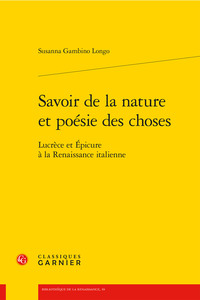 Savoir de la nature et Poésie des choses