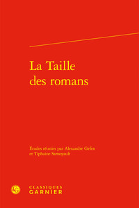 La Taille des romans