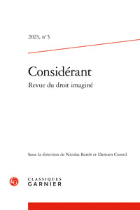 CONSIDERANT - REVUE DU DROIT IMAGINE - 2023, N  5