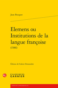 Elemens ou Institutions de la langue françoise