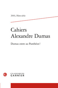 Cahiers Alexandre Dumas