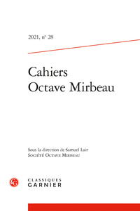 Cahiers Octave Mirbeau