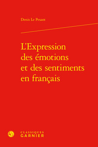 L'Expression des émotions et des sentiments en français