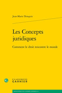 Les Concepts juridiques