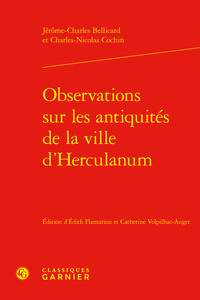 Observations sur les antiquités de la ville d'Herculanum