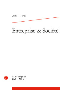 ENTREPRISE & SOCIETE - 2023 - 1, N  13