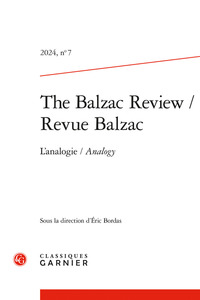 The Balzac Review / Revue Balzac