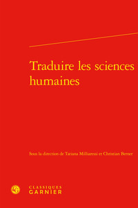 TRADUIRE LES SCIENCES HUMAINES