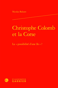 Christophe Colomb et la Corse