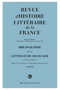 Bibliographie de la littérature française