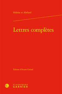 LETTRES COMPLETES