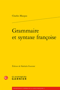 Grammaire et syntaxe françoise