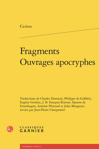 Fragments. Ouvrages apocryphes.