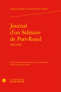 Journal d'un Solitaire de Port-Royal