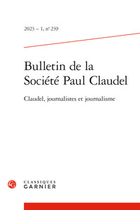 Bulletin de la Société Paul Claudel