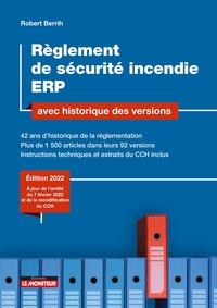 REGLEMENT DE SECURITE INCENDIE ERP AVEC HISTORIQUE DES VERSIONS