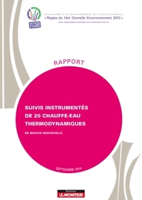 SUIVIS INSTRUMENTES DE 20 CHAUFFE-EAU THERMODYNAMIQUES EN MAISON INDIVIDUELLE