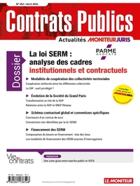 ACCP  N  252 AVRIL 2024 - CONTRATS PUBLICS  L'ACTUALITE DE LA COMMANDE ET DES CONTRATS PUBLICS