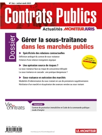 ACCP  N  244  JUILLET AOUT 2023 - CONTRATS PUBLICS  L'ACTUALITE DE LA COMMANDE ET DES CONTRATS PUBLI