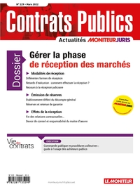 ACCP N  229 MARS 2022 - CONTRATS PUBLICS L'ACTUALITE DE LA COMMANDE ET DES CONTRATS PUBLICS