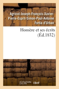 Homère et ses écrits