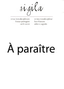 Sigila, n° 33/printemps-été 2014