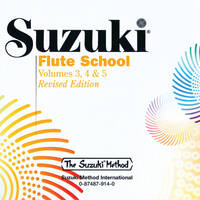 SUZUKI FLUTE SCHOOL 3, 4 AND 5 (CD) CD