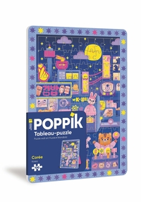 Poppik - Tableau-puzzle 100 pièces - Corée