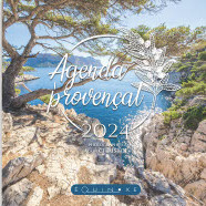 AGENDA PROVENCAL 2024 GRAND FORMAT CALANQUE