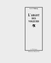 L'ARGOT DES VOLEURS