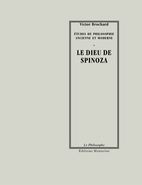 LE DIEU DE SPINOZA